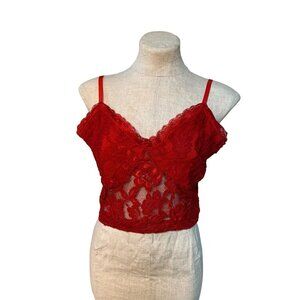 Red Lace Bralette